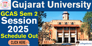 Gujarat University Releases GCAS Semester 2 Admission 2025 Schedule; Apply by January 26